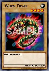 Worm Drake, Yu-Gi-Oh! card, EARTH
