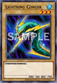Lightning Conger, Yu-Gi-Oh! card, WATER