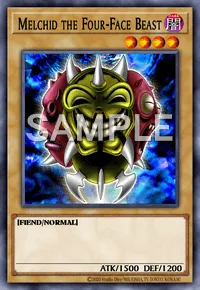 Melchid the Four-Face Beast, Yu-Gi-Oh! card, DARK