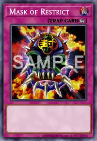 Mask of Restrict, Yu-Gi-Oh! card, TRAP