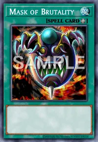 Mask of Brutality, Yu-Gi-Oh! card, SPELL