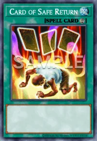 Card of Safe Return, Yu-Gi-Oh! card, SPELL