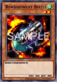 Bombardment Beetle, Yu-Gi-Oh! card, WIND