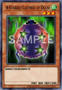 4-Starred Ladybug of Doom, Yu-Gi-Oh! card, WIND