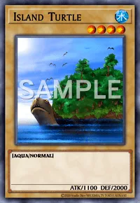 Island Turtle, Yu-Gi-Oh! card, WATER