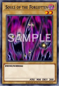 Souls of the Forgotten, Yu-Gi-Oh! card, DARK