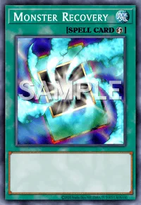 Monster Recovery, Yu-Gi-Oh! card, SPELL