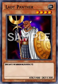Lady Panther, Yu-Gi-Oh! card, EARTH