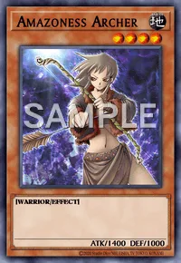 Amazoness Archer (Updated from: Amazon Archer), Yu-Gi-Oh! card, EARTH