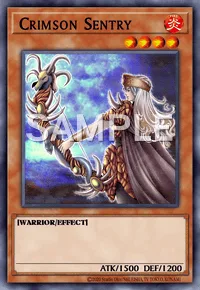 Crimson Sentry, Yu-Gi-Oh! card, FIRE