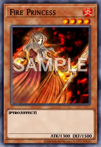 Fire Princess, Yu-Gi-Oh! card, FIRE