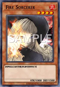 Fire Sorcerer, Yu-Gi-Oh! card, FIRE
