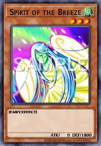 Spirit of the Breeze, Yu-Gi-Oh! card, WIND
