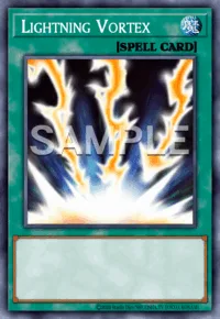 Lightning Vortex, Yu-Gi-Oh! card, SPELL