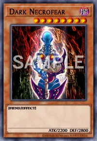 Dark Necrofear, Yu-Gi-Oh! card, DARK