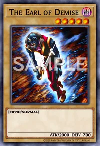 The Earl of Demise, Yu-Gi-Oh! card, DARK