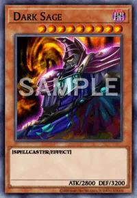 Dark Sage, Yu-Gi-Oh! card, DARK