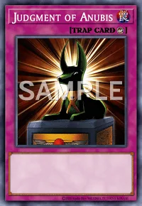 Judgment of Anubis, Yu-Gi-Oh! card, TRAP