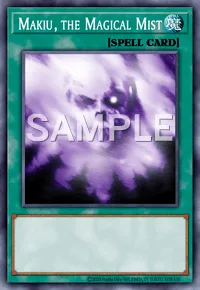 Makiu, the Magical Mist, Yu-Gi-Oh! card, SPELL