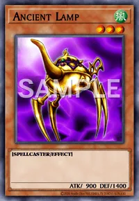 Ancient Lamp, Yu-Gi-Oh! card, WIND