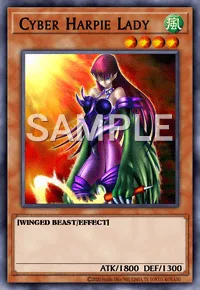 Cyber Harpie Lady, Yu-Gi-Oh! card, WIND
