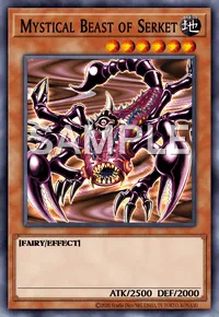 Mystical Beast of Serket, Yu-Gi-Oh! card, EARTH