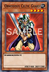 Obnoxious Celtic Guard, Yu-Gi-Oh! card, EARTH