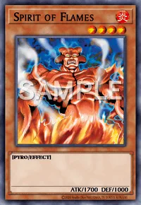 Spirit of Flames, Yu-Gi-Oh! card, FIRE