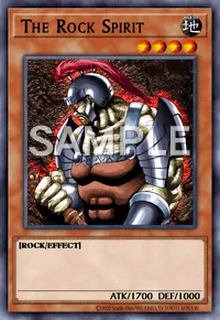 The Rock Spirit, Yu-Gi-Oh! card, EARTH