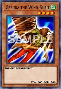 Garuda the Wind Spirit, Yu-Gi-Oh! card, WIND