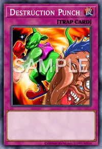 Destruction Punch, Yu-Gi-Oh! card, TRAP