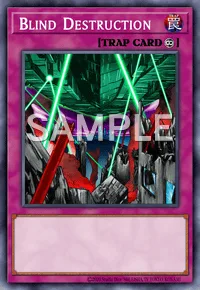Blind Destruction, Yu-Gi-Oh! card, TRAP