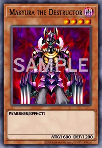 Makyura the Destructor, Yu-Gi-Oh! card, DARK