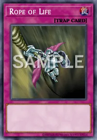 Rope of Life, Yu-Gi-Oh! card, TRAP