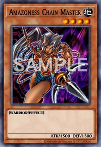 Amazoness Chain Master, Yu-Gi-Oh! card, EARTH