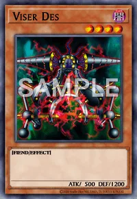 Viser Des, Yu-Gi-Oh! card, DARK