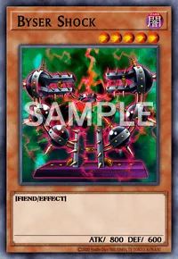 Byser Shock, Yu-Gi-Oh! card, DARK