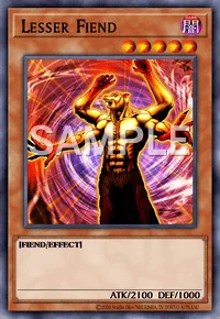 Lesser Fiend, Yu-Gi-Oh! card, DARK