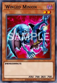 Winged Minion, Yu-Gi-Oh! card, DARK