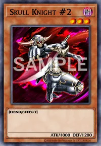 Skull Knight #2, Yu-Gi-Oh! card, DARK