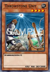 Throwstone Unit, Yu-Gi-Oh! card, EARTH