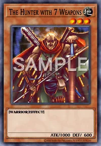 The Hunter with 7 Weapons, Yu-Gi-Oh! card, EARTH
