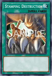 Stamping Destruction, Yu-Gi-Oh! card, SPELL