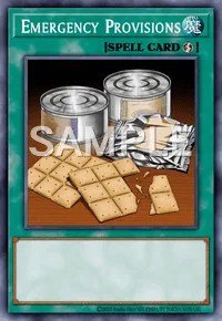 Emergency Provisions, Yu-Gi-Oh! card, SPELL