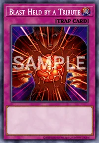 Blast Held by a Tribute, Yu-Gi-Oh! card, TRAP