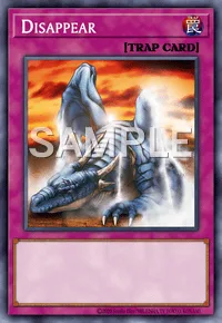 Disappear, Yu-Gi-Oh! card, TRAP