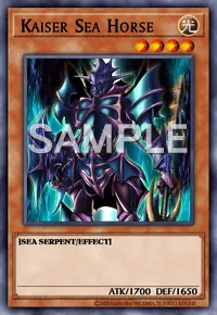 Kaiser Sea Horse, Yu-Gi-Oh! card, LIGHT