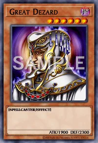 Great Dezard, Yu-Gi-Oh! card, DARK