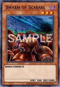 Swarm of Scarabs, Yu-Gi-Oh! card, DARK