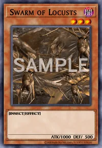 Swarm of Locusts, Yu-Gi-Oh! card, DARK
